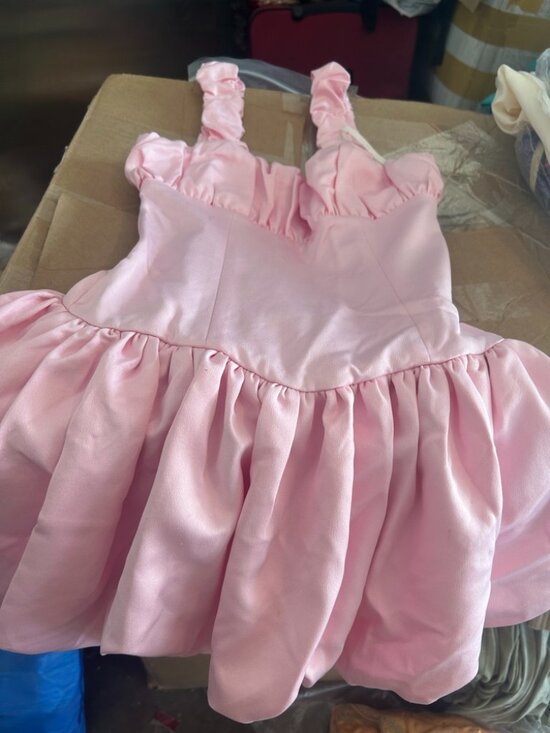 Dresses & Skirts - Miss Circle New York Wallie Baby Pink Sweetheart Babydoll Mini Dress XXS